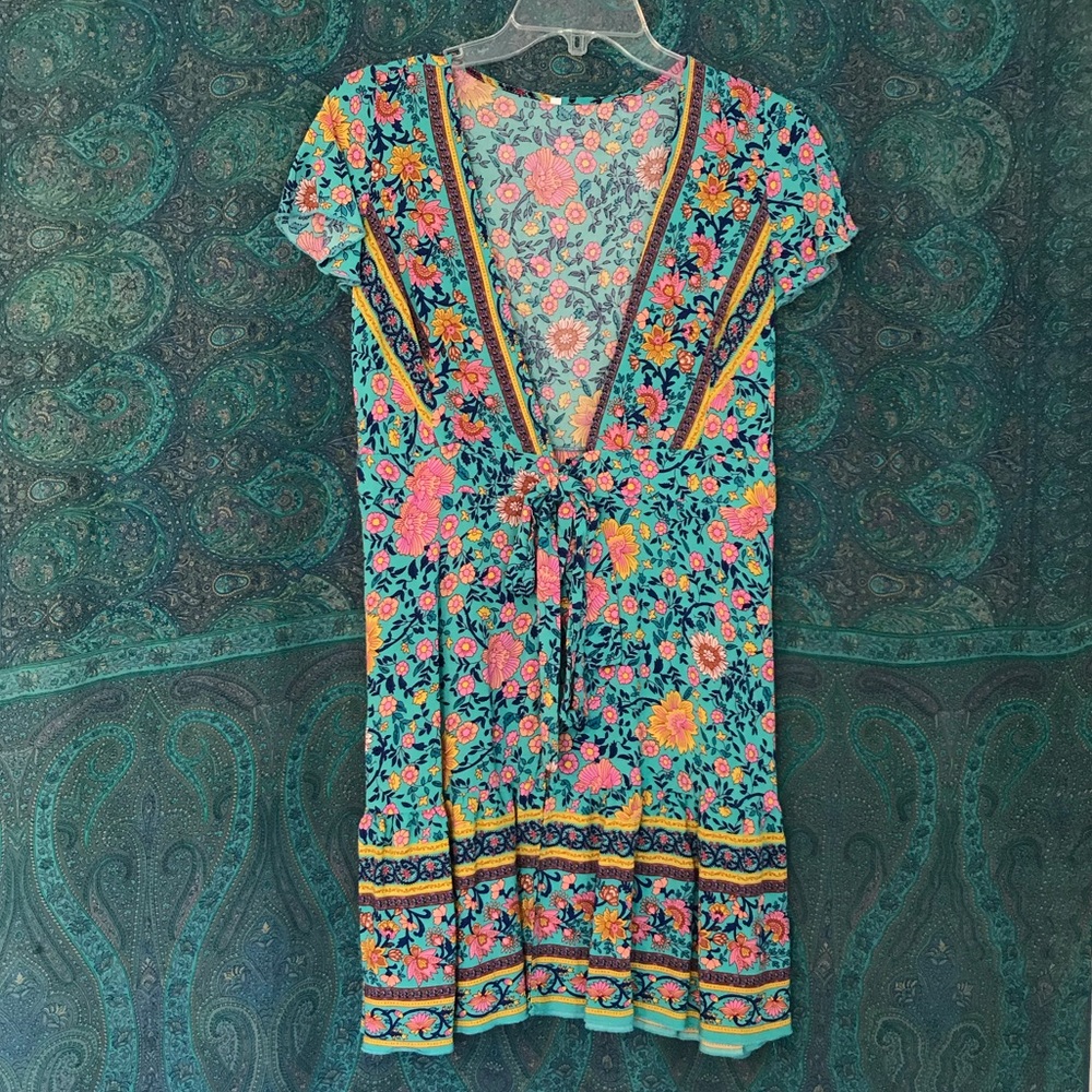 Wrap Dress Floral S - similar to Spell Folktown